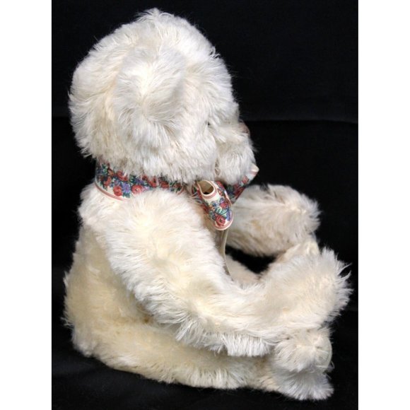 VTG 1992 LE Merrythought String Mohair Jointed Teddy Bear Jackie Revitt Ribbon - Picture 3 of 10